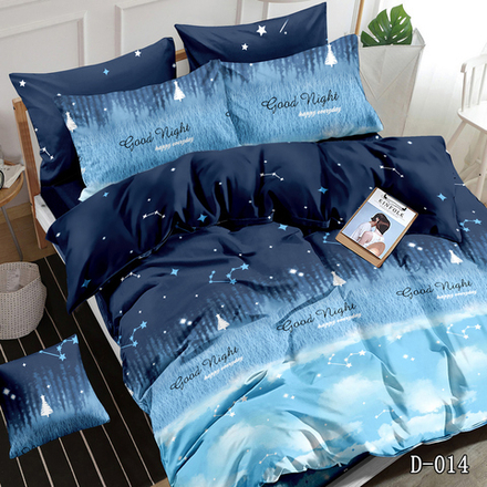 Комплект постельного белья "РУ. GALAXY" дизайн: D/014, полисатин.