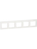 Рамка 5 поста Legrand Valena Classic белый 774455