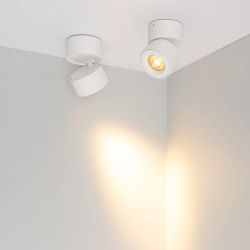 Светильник SP-POINT-SURFACE-R85-12W Warm3200-MIX (WH, 36 deg, 230V) (Arlight, IP20 Металл, 5 лет) 058616