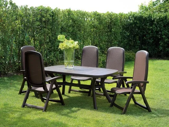 Кресло складное Delta, темно-коричневое