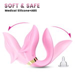 ВИБРОМАССАЖЁР розовый, L рабочей части 95 мм, D 27x35 мм, 9 режимов вибрации, дистанционный пульт арт. USK-GZ01 FOX