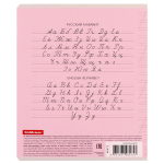 Тетрадь школьная А5 12л косая линия,розовая "Классика" (Erich Krause) микс цветов (комплект 5 шт)