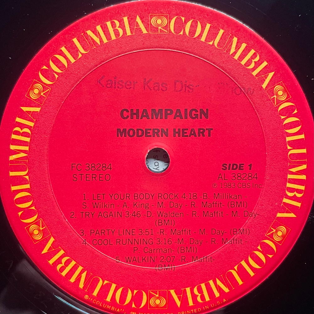 Champaign ‎– Modern Heart (США 1983г.)