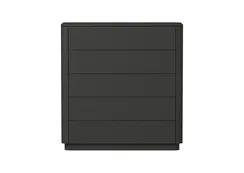 Комод Tammi 5 ящиков ширина 100 см (черный)