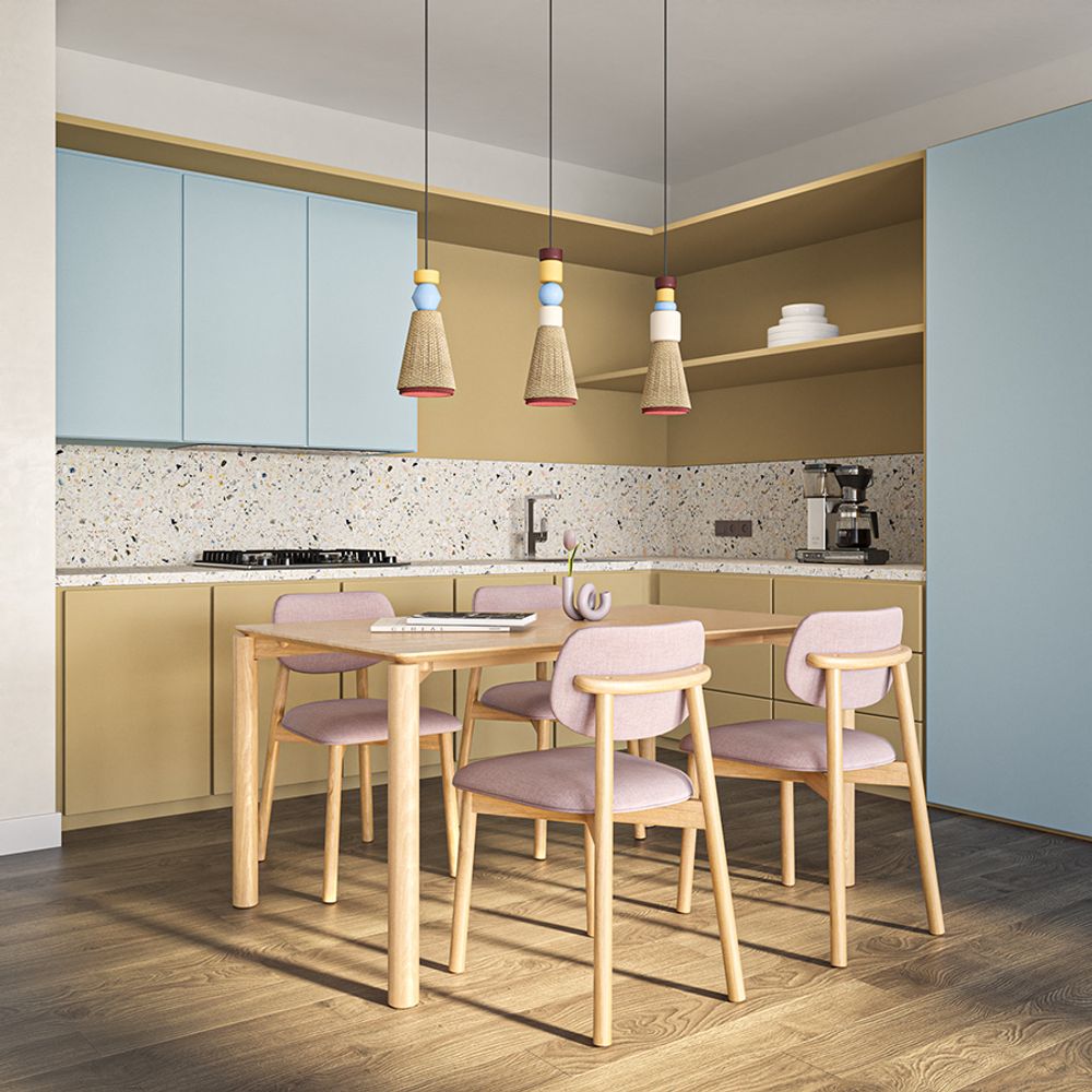 Светильник подвесной Atelier, Ø16х30 см, лавандовое ретро