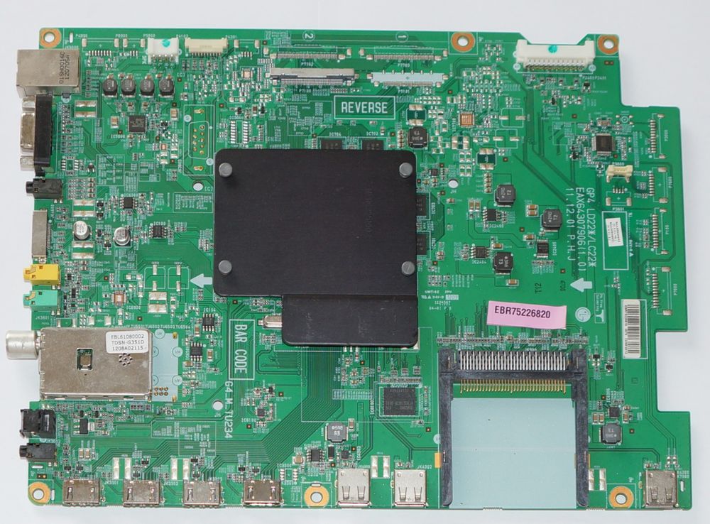 Mainboard EAX64307906 (1.0) EBR75226820 телевизора LG 42LS570T | REBALL.SU