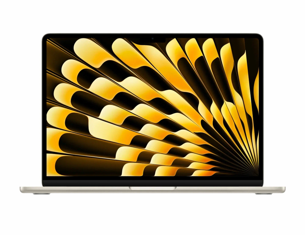 Ноутбук Apple MacBook Air 13 2024, Apple M3, 16/512 ГБ, MXCV3LL/A, Starlight