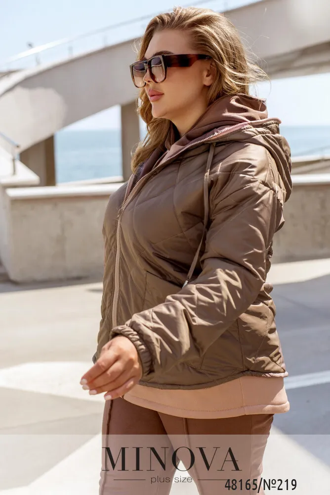 Куртка 219-Бежевый Minova