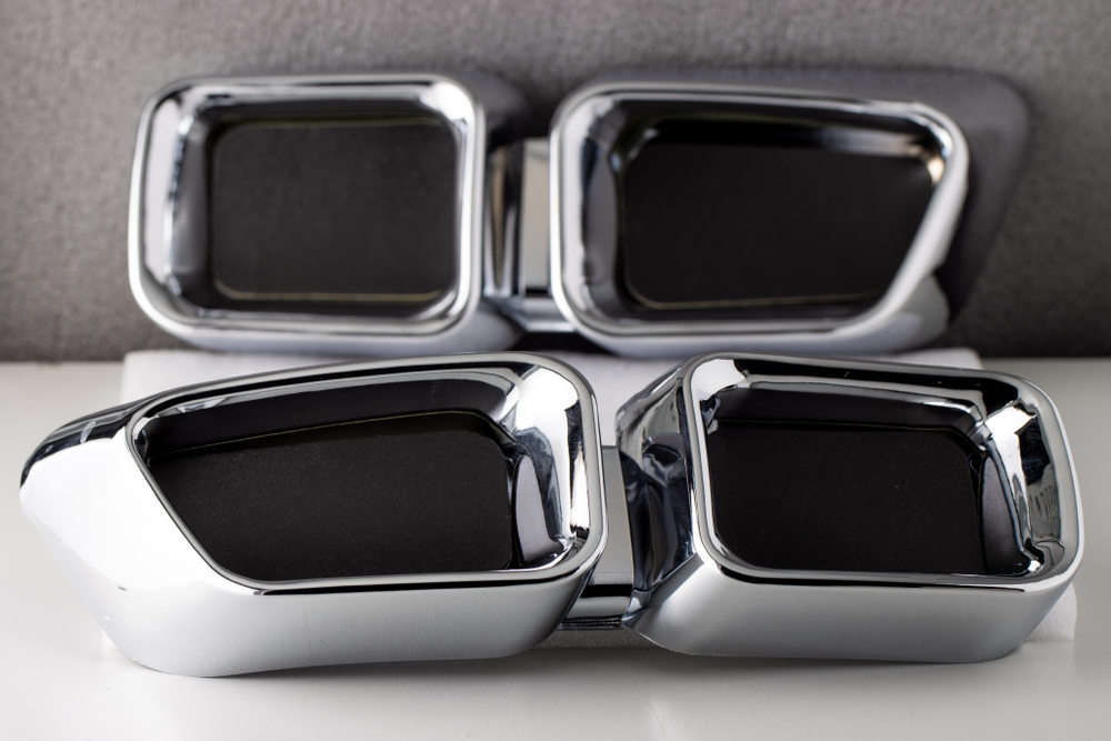 Катафот бампера Lada Priora 2 Sal-man "Фальшь выхлоп" AMG