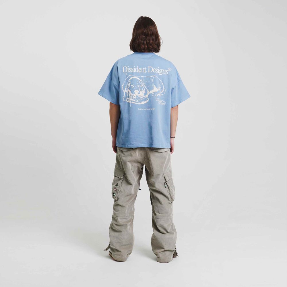 Футболка Dissident Retriever in Dusty Denim Голубая