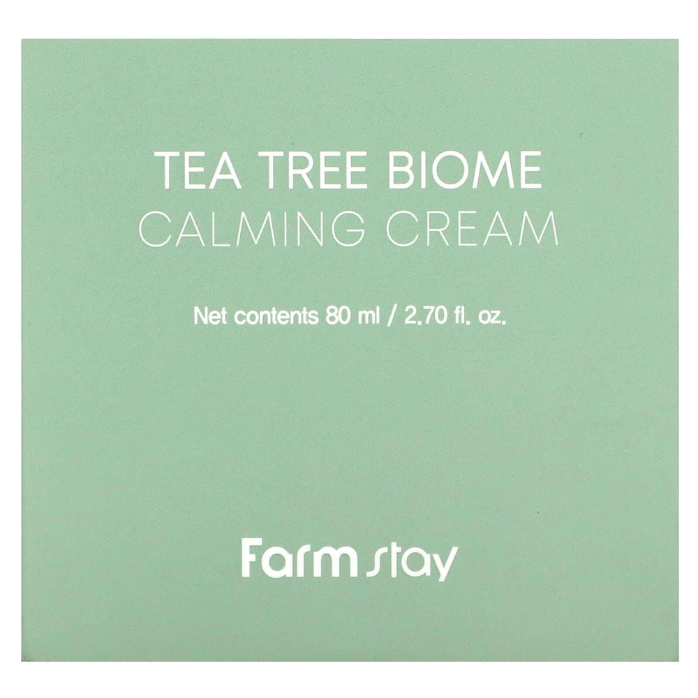 Farmstay, Tea Tree Biome, успокаивающий крем, 80 мл (2,70 жидк. унц.)