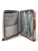 Средний чемодан Bon-Voyage PP Wave, Светло-серый, M