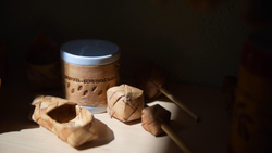 Малая фарфоровая пиала или миска для завтрака с берестой. Коллекция Достоевская или Старорусская