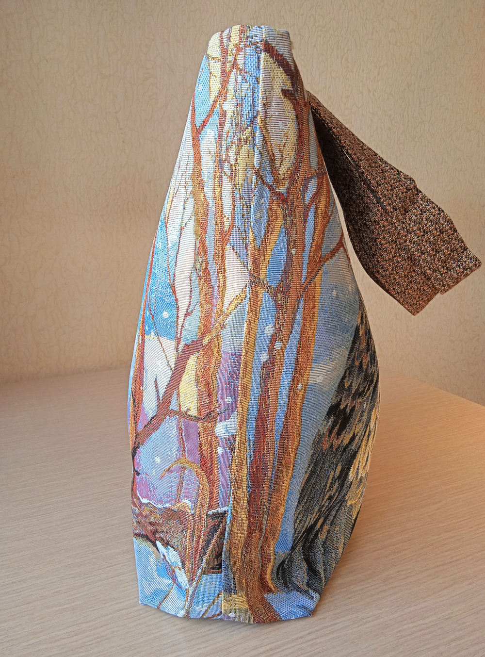 Гобеленовая сумка Сова Букля (39х39х12)