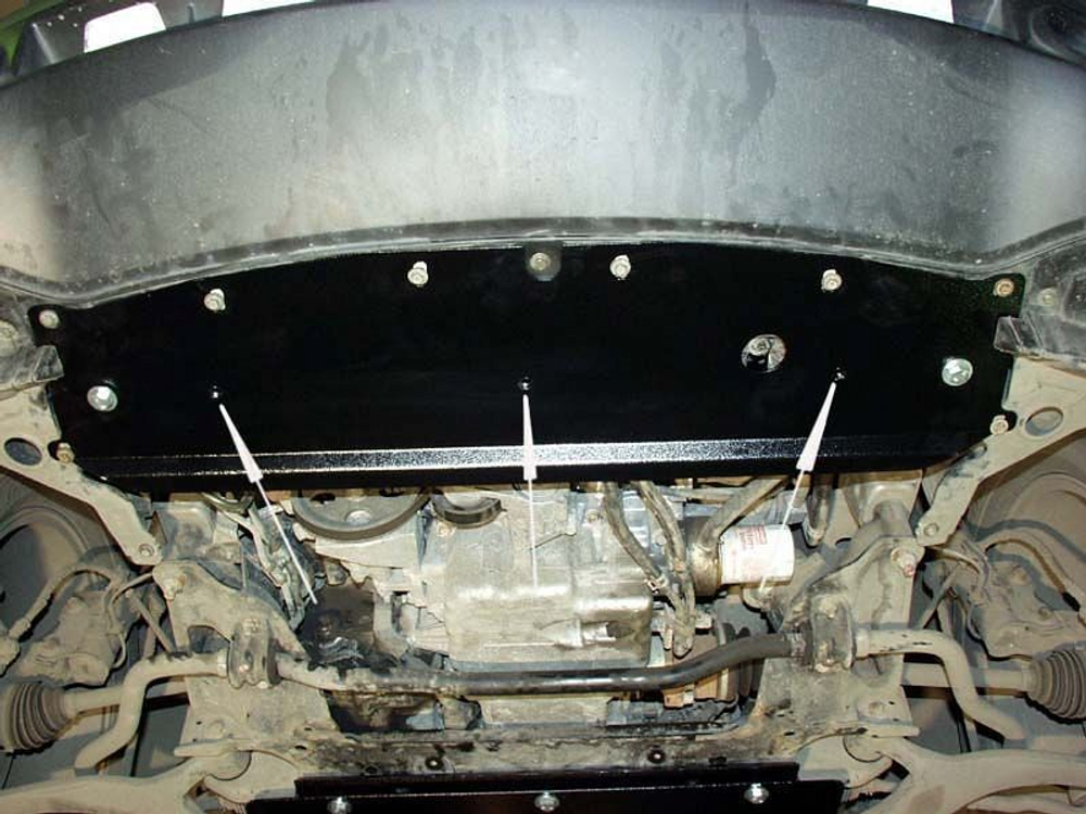 Защита картера и КПП Sheriff для Infiniti FX45 (S50) 2003-2008 арт.15.0651