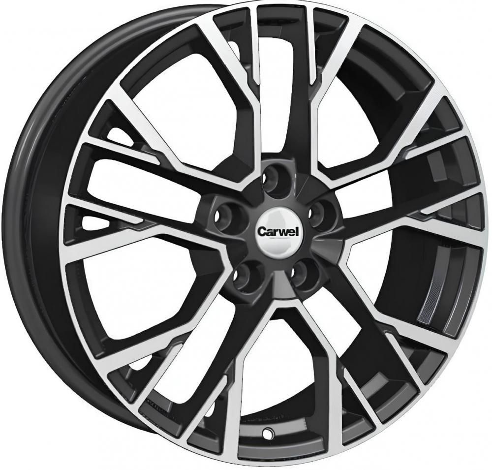 Carwel Камак 7x18 5x114.3 ET 37 Dia 66.5 (черный)