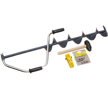 Ледобура 130мм + молоточек Патриот