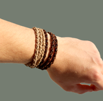 Браслет-шнурок, кожа