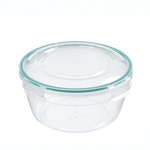 Контейнер для продуктов герметичный круглый 1,5л с замками (бесцветный)