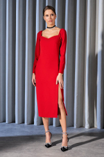 51495 Платье женское (красный)