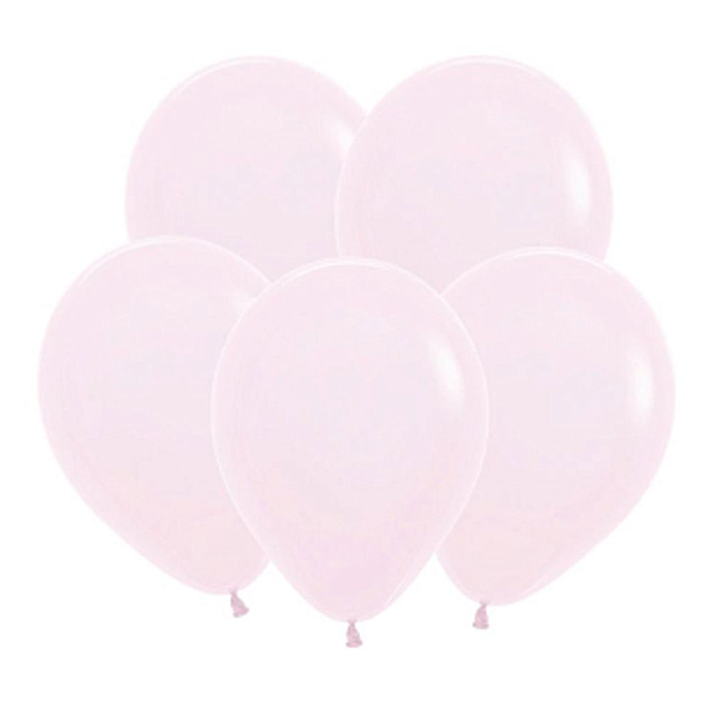 S 10'' Матовый Пастель Нежно-розовый / Pink 100 шт.