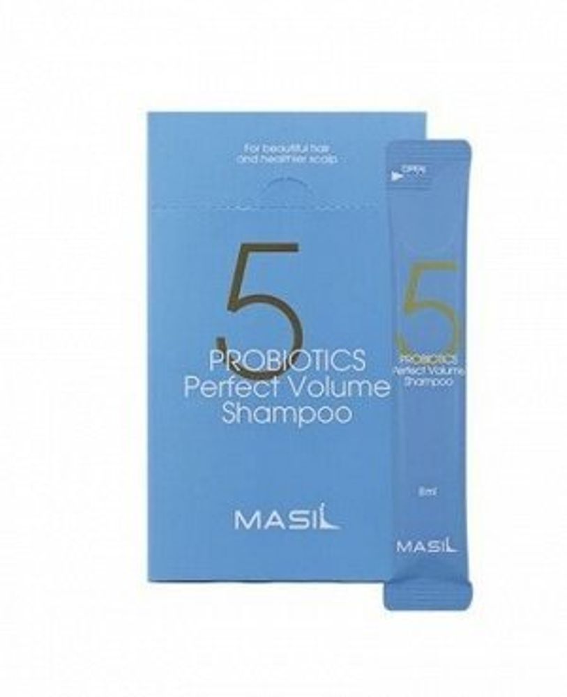 Masil 5 Probiotics Perpect Volume Shampoo шампунь для объема волос с пробиотиками