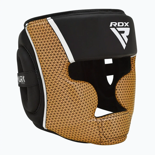 Боксёрский шлем RDX Head Guard Aura Plus T-17 golden