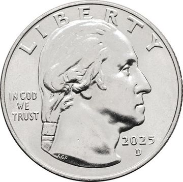 25 центов (1/4 доллара, квотер) 2025 США «Американские женщины - Журналистка Ида Белл Уэллс-Барнетт» (D)