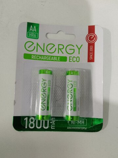 Аккумулятор Energy Eco NIMH R06 1800 mAh блистер. (Цена за 2шт)