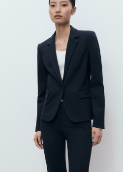 Прямые брюки с посадкой на талии