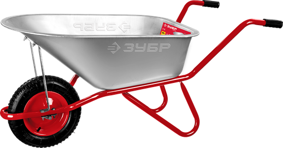 Тачка садово-строительная ЗУБР Т-11 одноколесная (90 л, 160 кг)