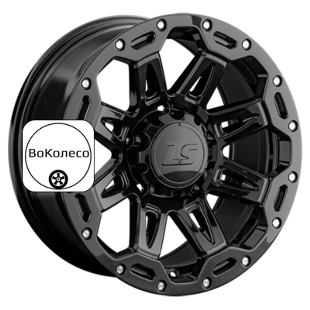 9x17/5x150 ET30 D110,1 1346 BK (конус, Колпак+лого) LS