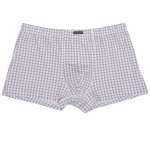 Мужские трусы-боксеры с полосками и точками (Размер: M) (Цвет: серый)