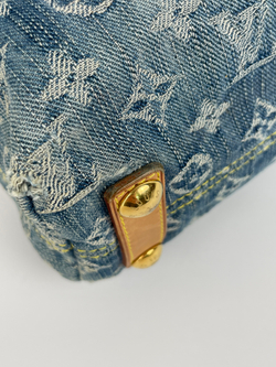 Сумка Louis Vuitton BLUE MONOGRAM DENIM & VACHETTA LEATHER BAGGY PM