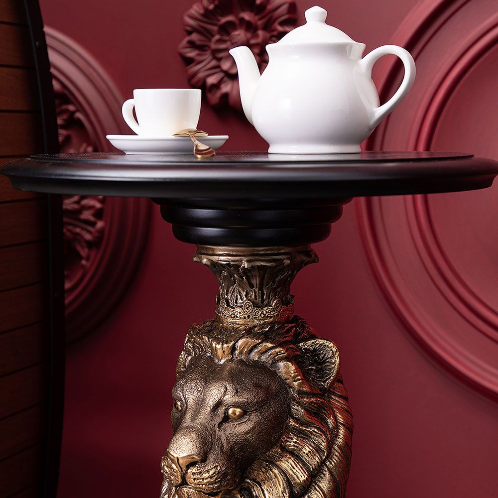 Подставка Лев Лион Орех Оберджин