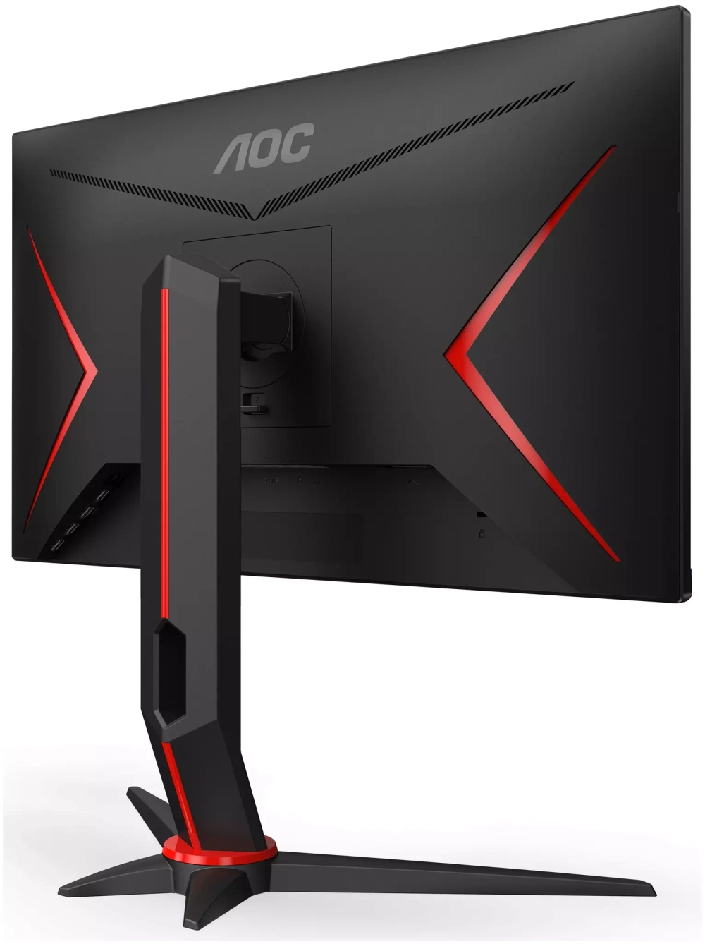 Монитор AOC 23.8" 24G2SU Black-Red с поворотом экрана