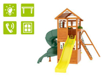 Детская площадка Клубный домик с трубой Luxe