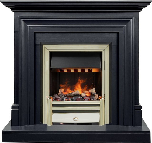 Каминокомплект Bradford - Серый графит с очагом Cavendish