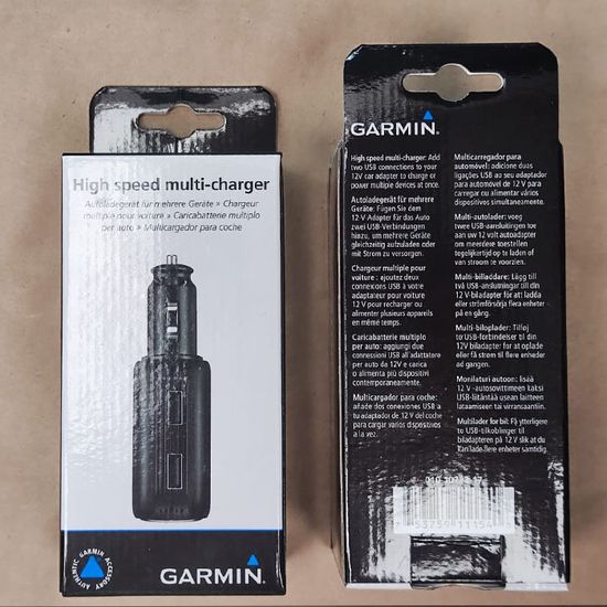 Garmin автомобильное зарядное 2хUSB устройство в прикуриватель (010-10723-17)