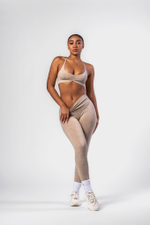 Леггинсы Shaping Seamless High-Waist Leggings MAXIMUM PUSH-UP 302 Кремовые