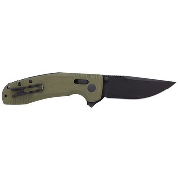 Складной нож SOG, 12-38-02-57 SOG-TAC XR OD Green c клинком из стали D2, рукоять титан / G10