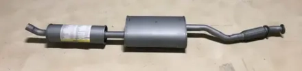 Глушитель с резонатором (УАЗ Пикап, Карго, дв.409)L-1900 (сталь)(Н.Новгород)