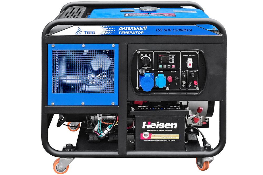 Дизель генератор TSS SDG 12000EHA - [11.5 кВт / 47 А] эл. старт, однофазный