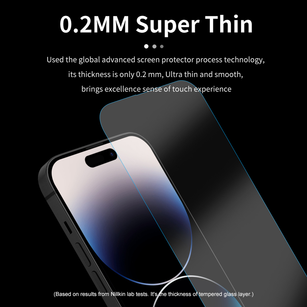 Защитное стекло с прозрачными рамками от Nillkin для iPhone 14 Pro Max, серия H+Pro Anti-Explosion Glass Screen Protector