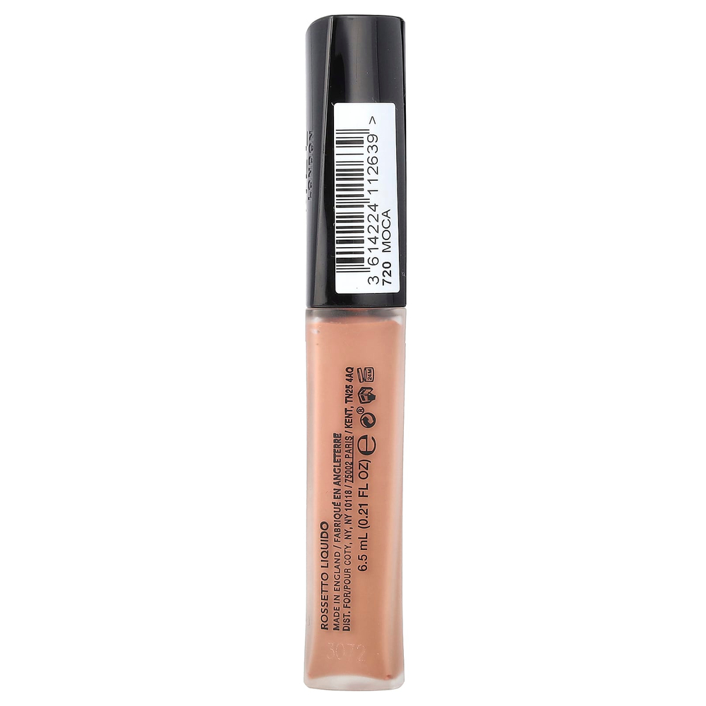 Rimmel London, Stay Matte, Liquid Lip Colour, 720 Moca, 0.21 fl oz (6.5 ml)