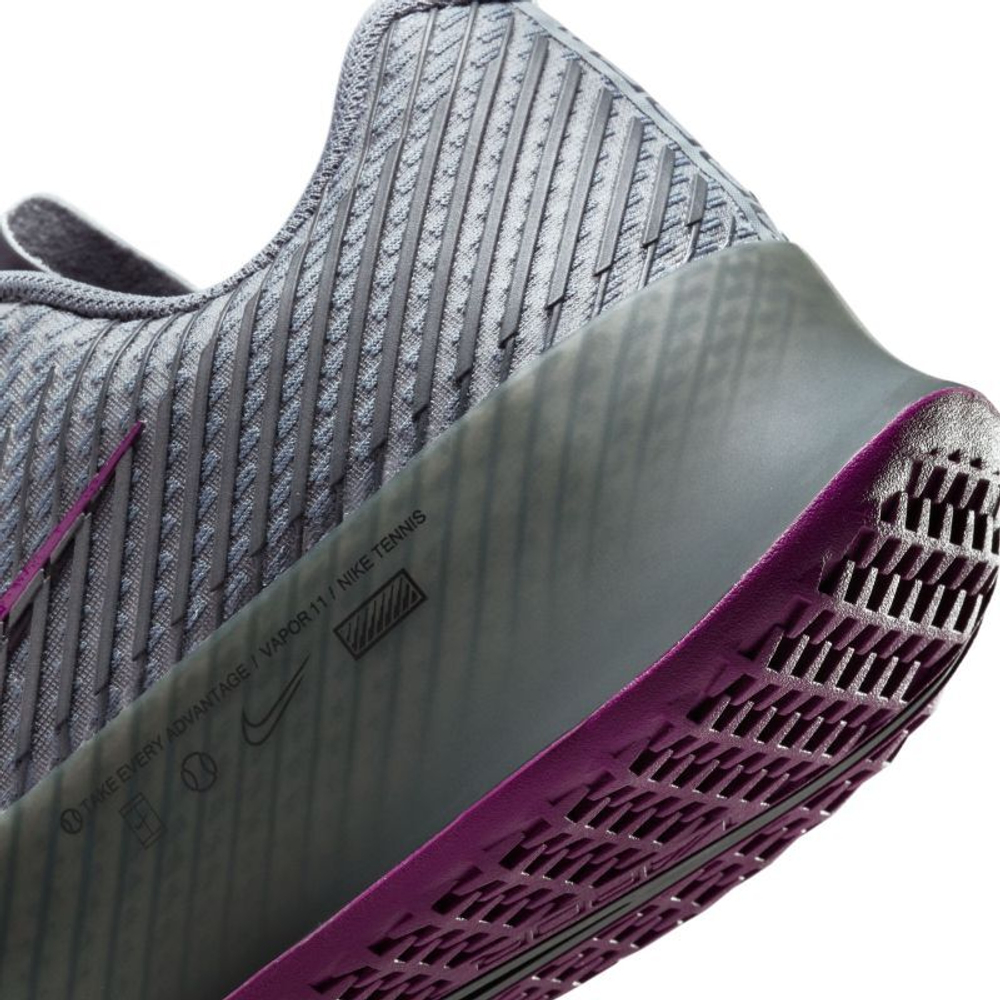 Мужские кроссовки теннисные Nike Zoom Vapor 11 - серый