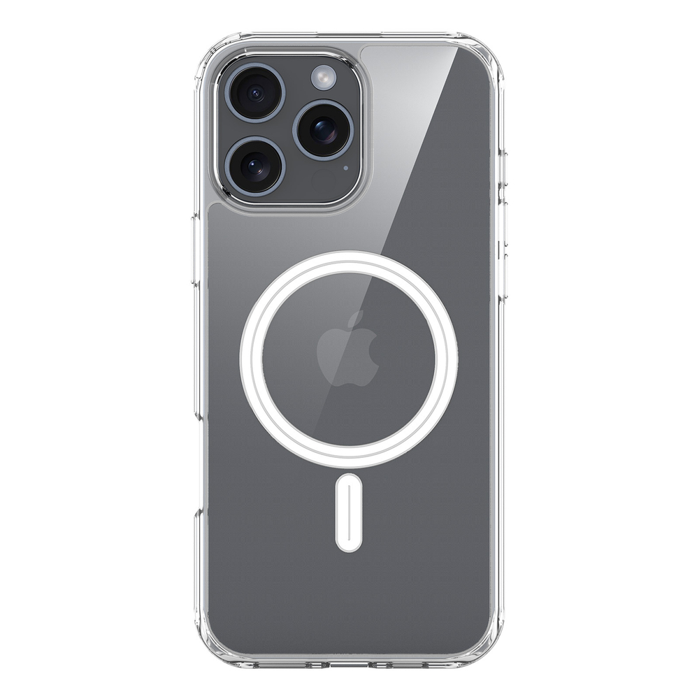 Усиленный прозрачный чехол с поддержкой MagSafe от Dux Ducis для iPhone 16 Pro, серия Clin Mag Series Case