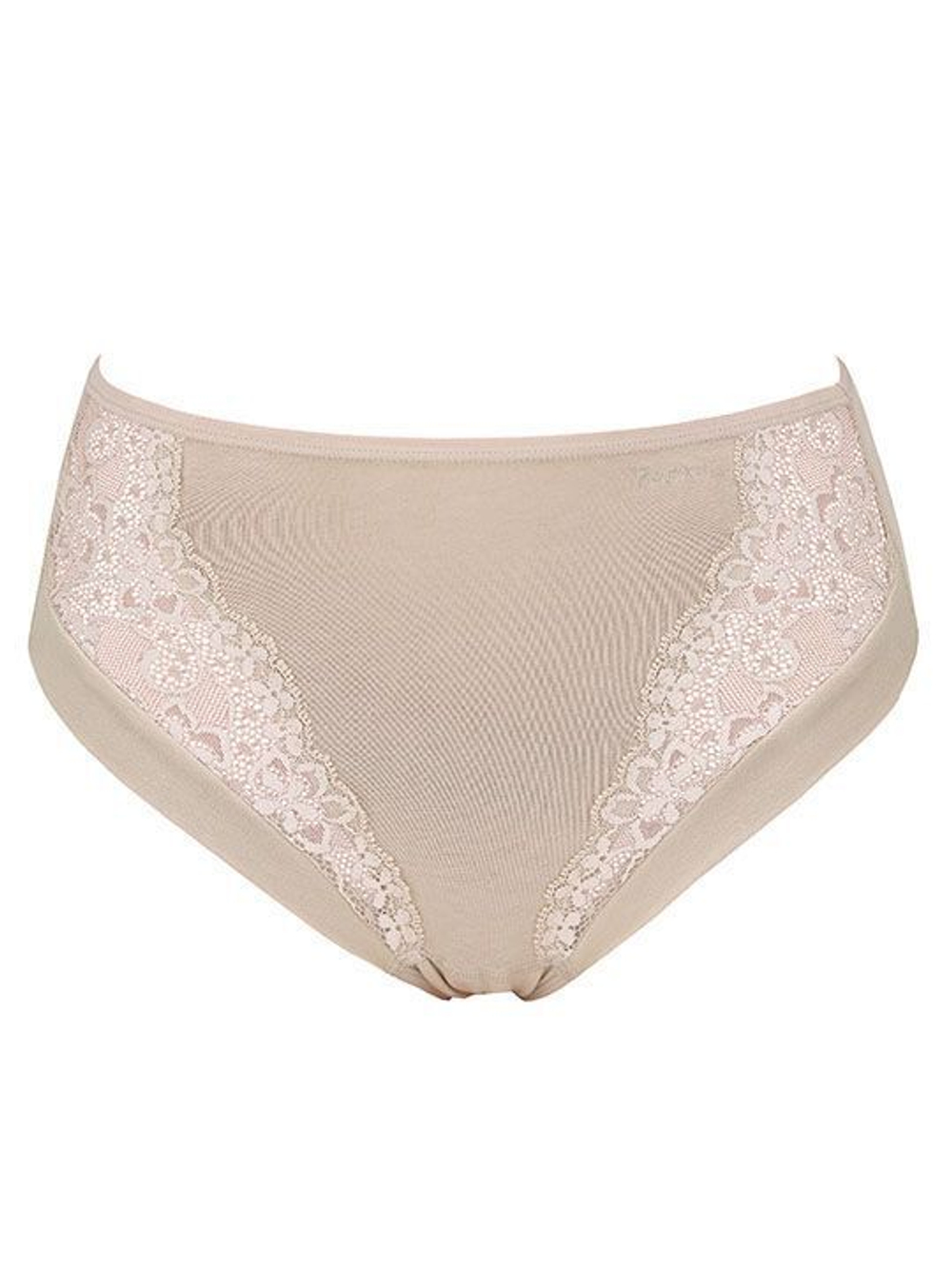 Высокие трусики с кружевом Esencial Lace (Размер: L) (Цвет: белый)