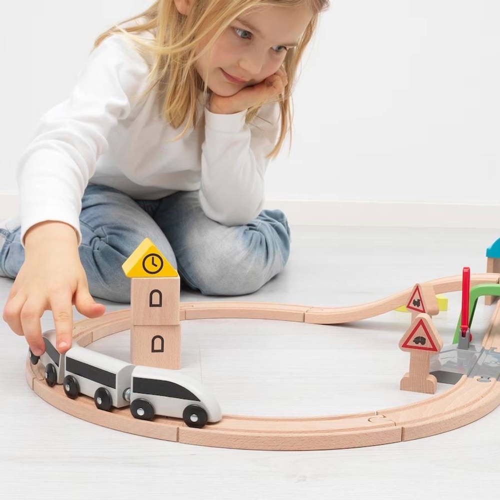 ЛИЛЛАБО LILLABO Железная дорога, 45 предметов