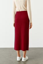 4792 Юбка женская (бордовый)
